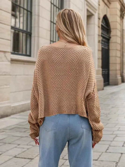 Dropped Shoulder Sweater