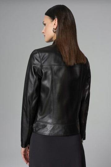 Black Genuine Leather﻿ Jacket