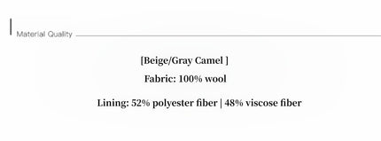 "Assassin's Creed" removable scarf collar, woolen coat for women, autumn and winter coat - Wool Coat - Firelady Fur