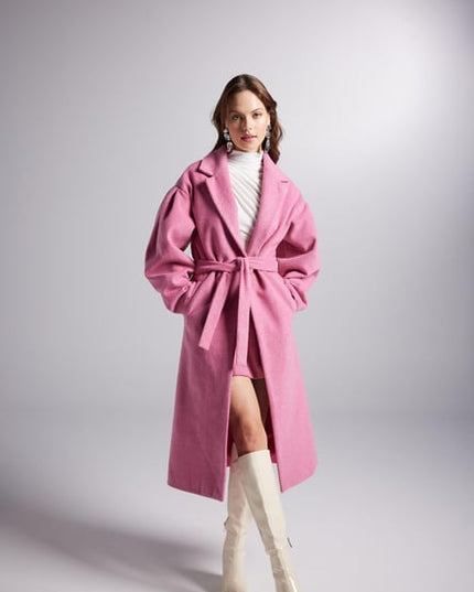 Pink Trench Coat