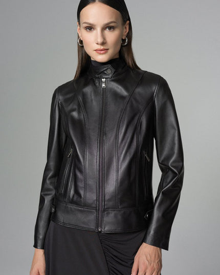 Black Genuine Leather﻿ Jacket - Leather Jackets - Buy Me Fur Ltd