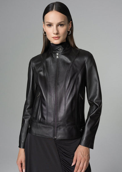 Black Genuine Leather﻿ Jacket - Leather Jackets - Buy Me Fur Ltd