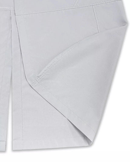 Button Up Hooded Longline Trench Coat - Trendsi