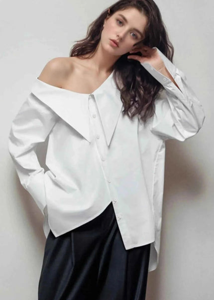 Button Up Long Sleeve Shirt - Trendsi