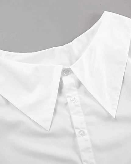 Button Up Long Sleeve Shirt - Trendsi