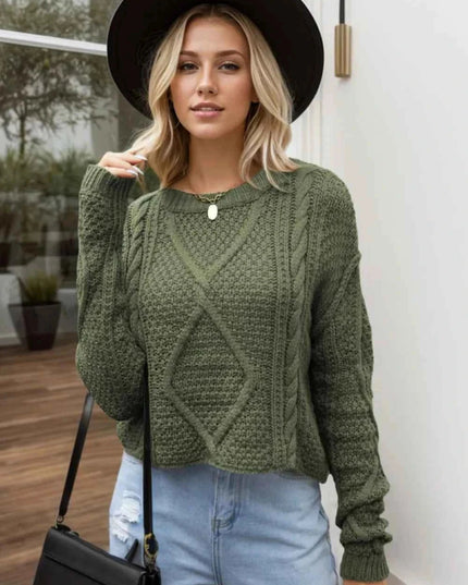 Cable-Knit Sweater