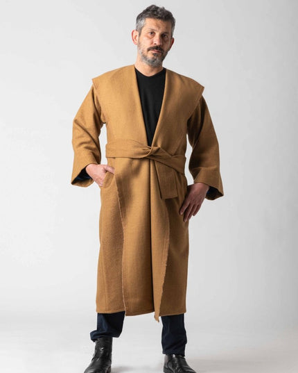 CHIO Extra Long Wool Coat – Timeless Italian Outerwear - Coat - ZEROBARRACENTO