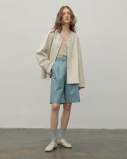 "Contrary Galaxy" Ultra - Thin Light - Coated Sheep Leather Jacket for Women - leather jacket - Firelady Fur