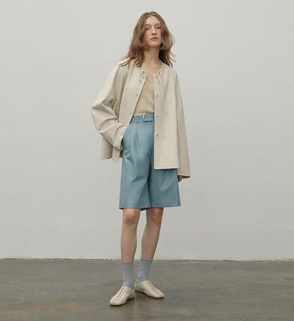 Contrary Galaxy Ultra-Thin Light-Coated Sheep Leather Jacket