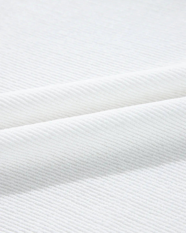 Corded Color Block Drawstring Hoodie - Trendsi