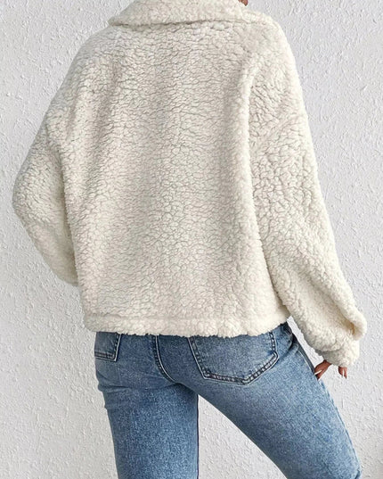 Cozy Sherpa Button - Down Jacket - Trendsi