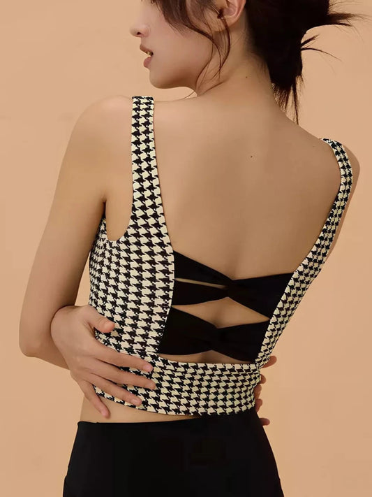 Crisscross Back Active Bra