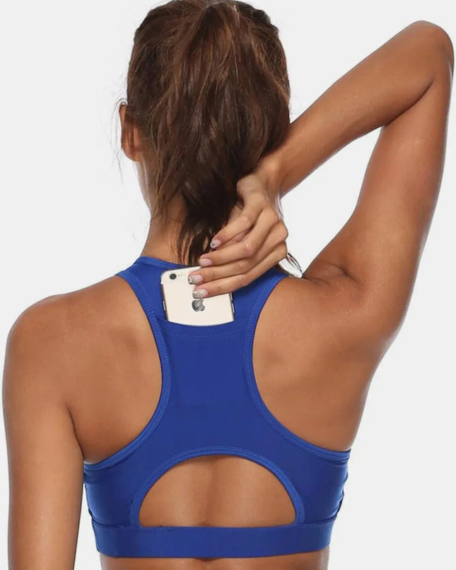 Cutout Scoop Neck Active Tank - Trendsi