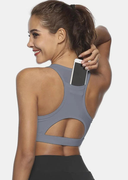 Cutout Scoop Neck Active Tank - Trendsi