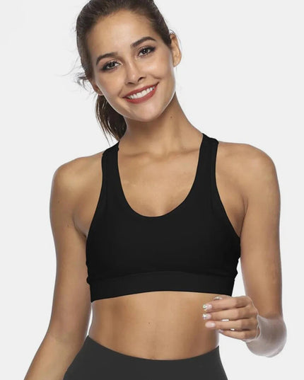 Cutout Scoop Neck Active Tank - Trendsi