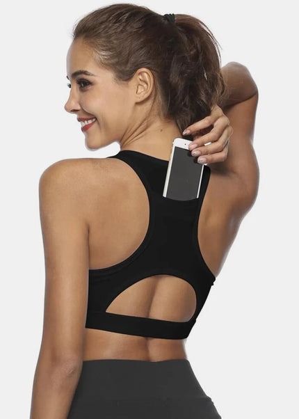 Cutout Scoop Neck Active Tank - Trendsi