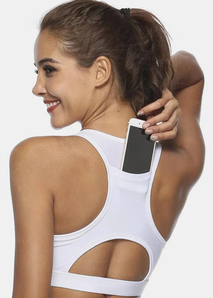 Cutout Scoop Neck Active Tank - Trendsi