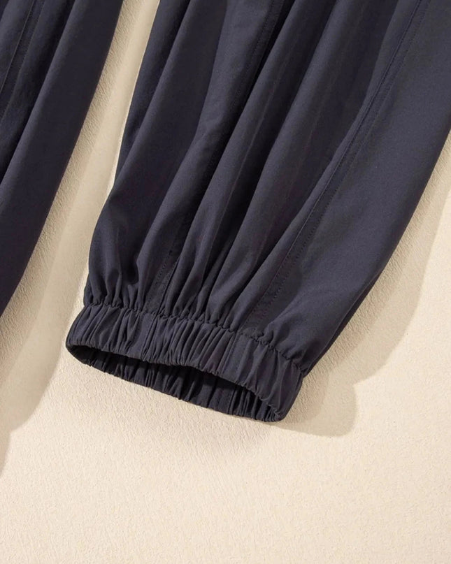 Cutout Square Neck Wide Strap Active Jumpsuit - Trendsi