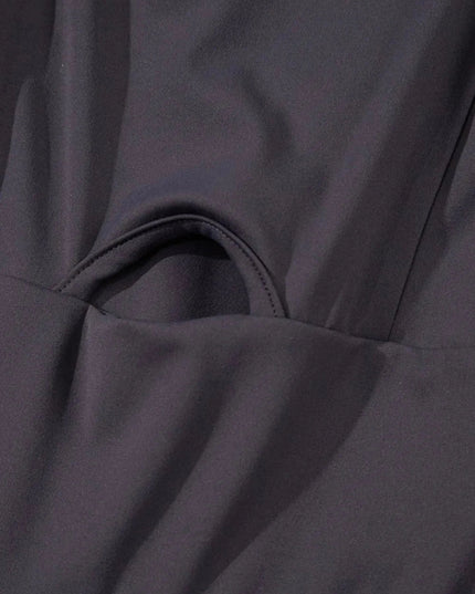 Cutout Square Neck Wide Strap Active Jumpsuit - Trendsi