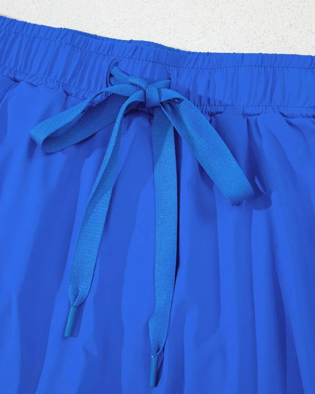 Drawstring Active Skorts - Trendsi