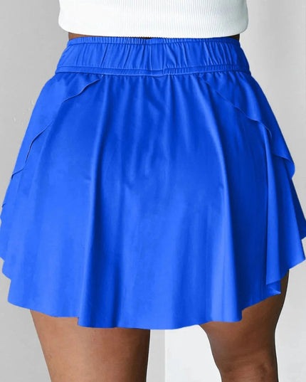 Drawstring Active Skorts - Trendsi
