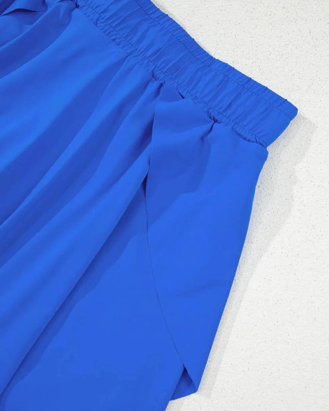 Drawstring Active Skorts - Trendsi