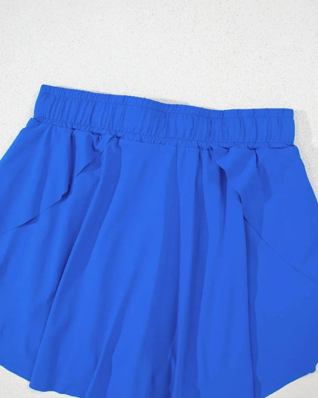 Drawstring Active Skorts - Trendsi