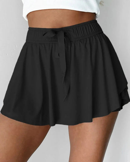 Drawstring Active Skorts - Trendsi