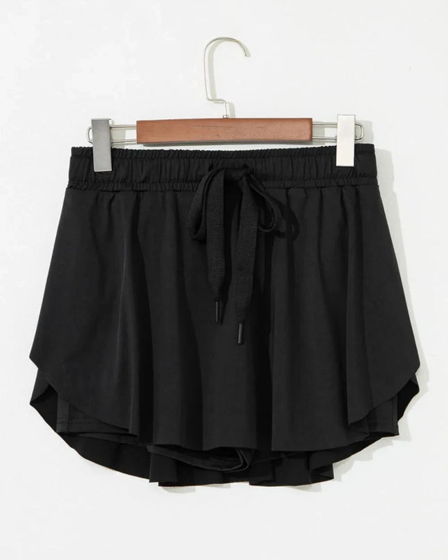 Drawstring Active Skorts - Trendsi