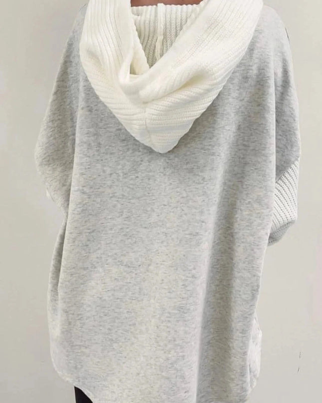 Drawstring Button Front Hoodie - Trendsi