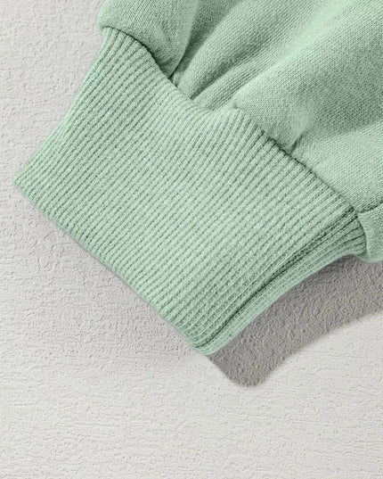 Drop Shoulder Zip Up Jacket and Drawstring Pants Active 2pcs Set - Trendsi