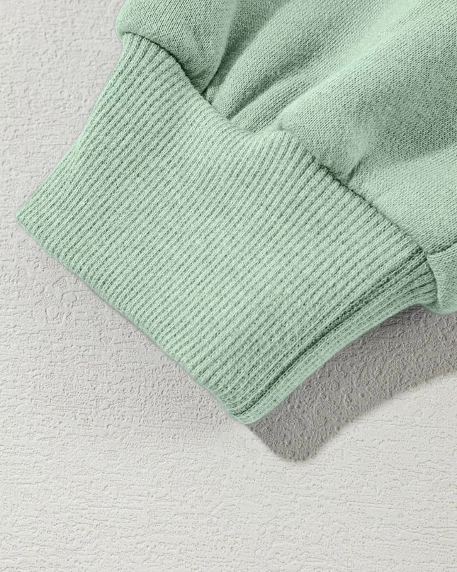 Drop Shoulder Zip Up Jacket and Drawstring Pants Active 2pcs Set - Trendsi