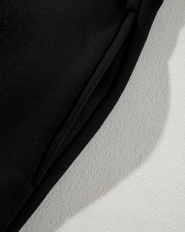 Drop Shoulder Zip Up Jacket and Drawstring Pants Active 2pcs Set - Trendsi