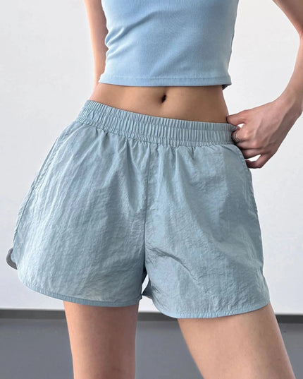 Elastic Waist Active Shorts - Trendsi