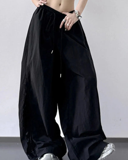 Elastic Waist Wide - Leg Pants - Trendsi