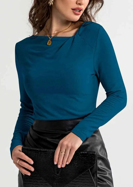 FAM - FAM Twisted Long Sleeve T-Shirt - Trendsi