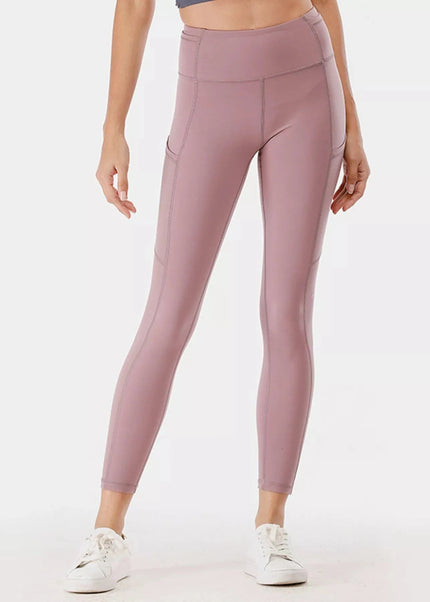 Full Size High - Waisted Active Leggings with Pockets Plus Size - Trendsi