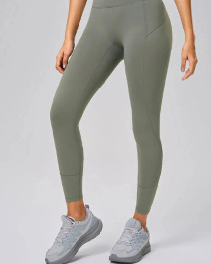 High Waist Active Leggings - Trendsi