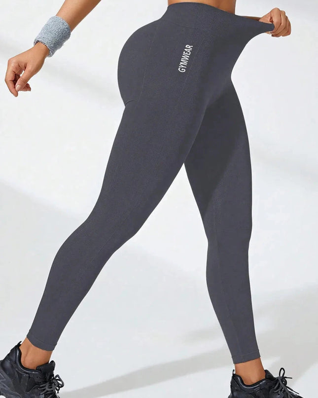High Waist Active Leggings - Trendsi