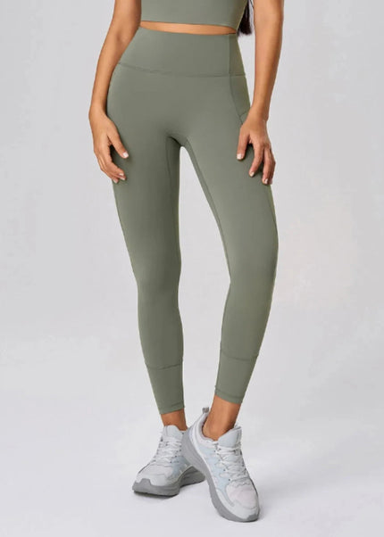 High Waist Active Leggings - Trendsi