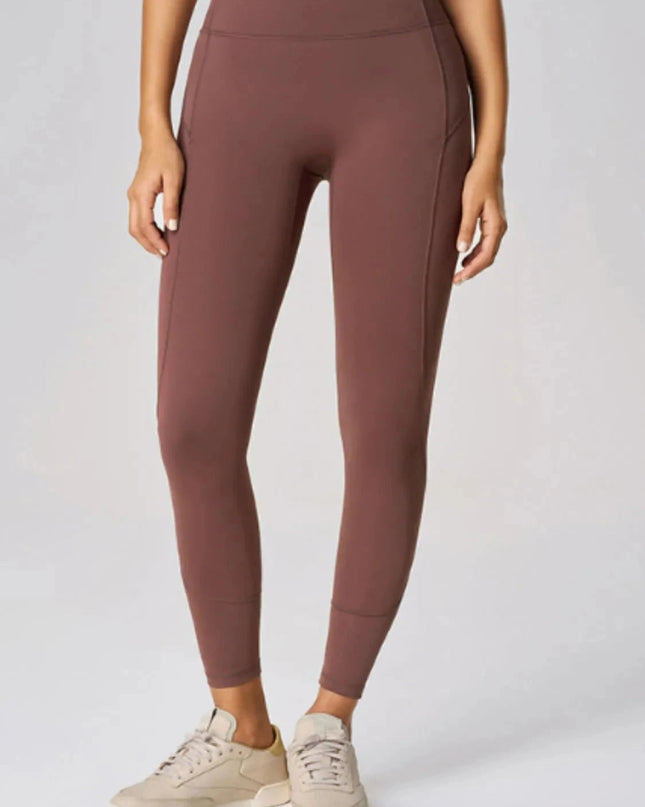 High Waist Active Leggings - Trendsi