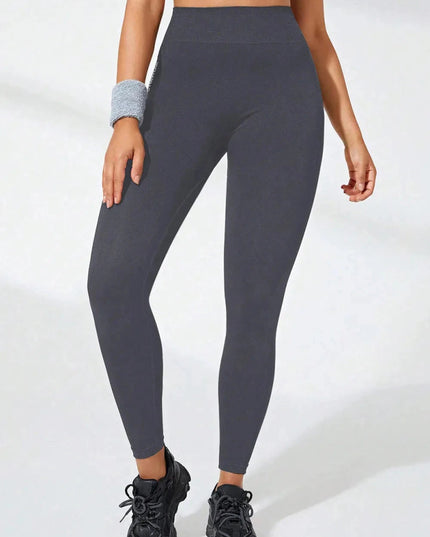 High Waist Active Leggings - Trendsi