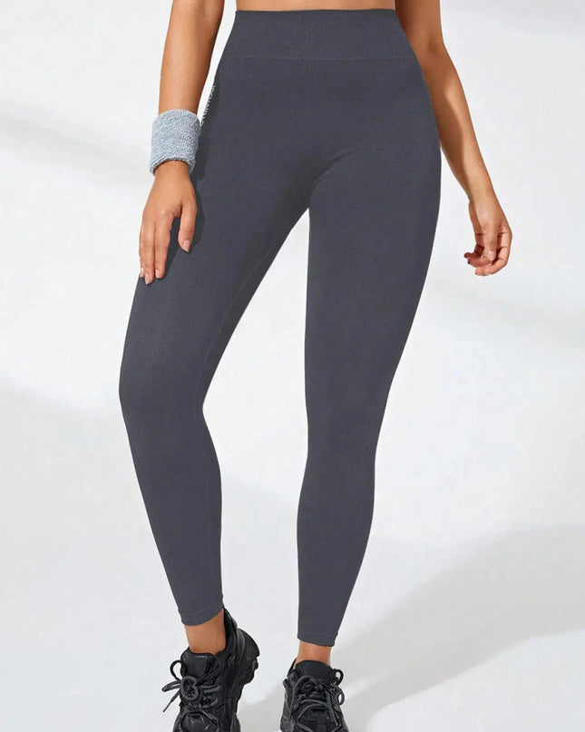 High Waist Active Leggings - Trendsi