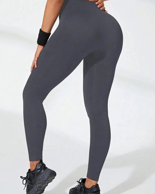 High Waist Active Leggings - Trendsi