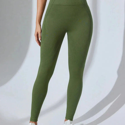 High Waist Active Leggings - Trendsi