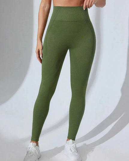 High Waist Active Leggings - Trendsi