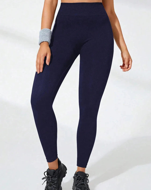 High Waist Active Leggings - Trendsi
