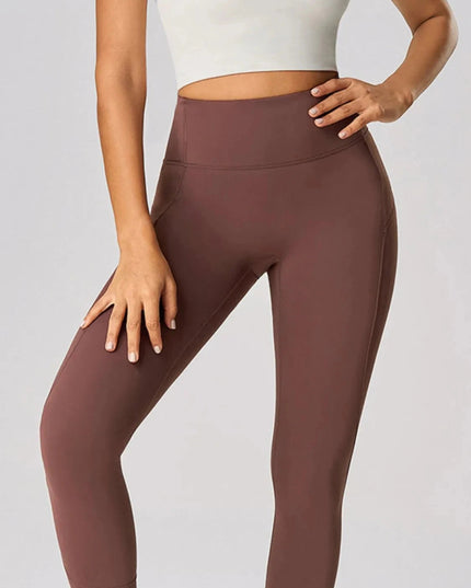 High Waist Active Leggings - Trendsi