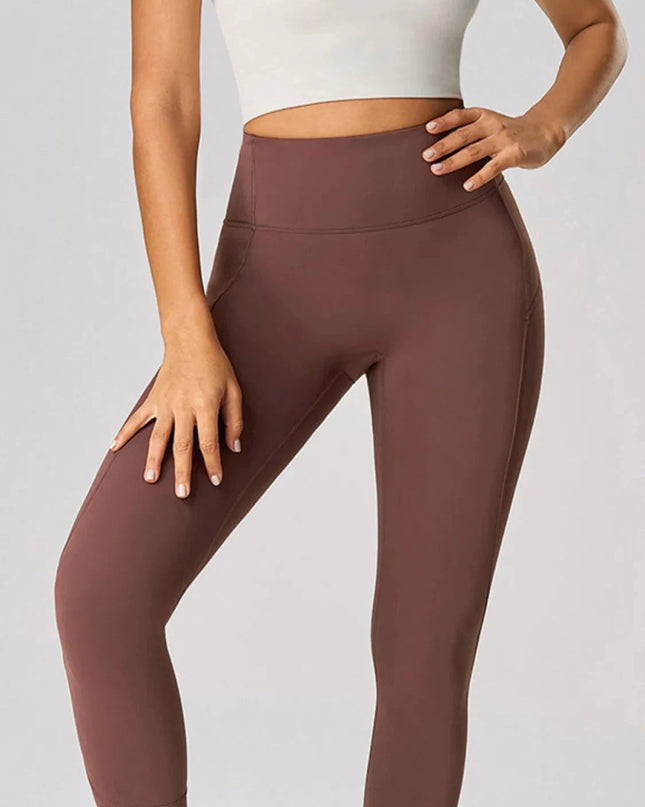 High Waist Active Leggings - Trendsi