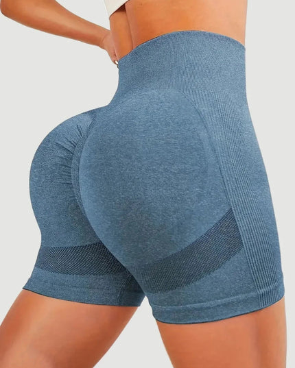 High Waist Active Shorts - Trendsi